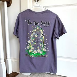 Be The Light Bug Mason Jar Shirt